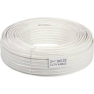 2+1 2x0,22 CCTV Kablo 100m